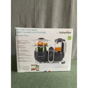 Babymoov Duo Meal Station 6-in-1 Baby Food Maker Steamer Blender Sterilizer